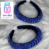 Beaded Crown Wide Headband