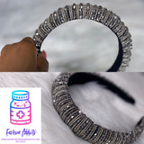 Beaded Crown Wide Headband