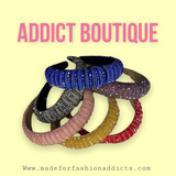 Beaded Crown Wide Headband