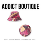 Color Block Fuzzy Fashion Bucket Hat