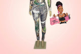 Camouflage High Waist Stretch Leggings Only